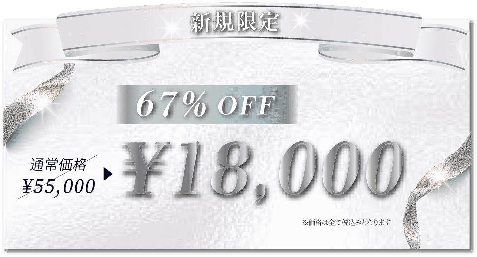 新規限定67%OFF￥18,000